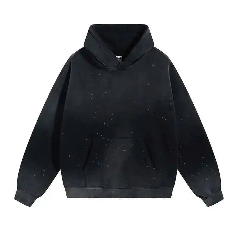 Conjunto Chándal Hombre Terciopelo Splash-Ink – Sudadera + Pantalón Casual Primavera Otoño