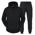 Conjunto Deportivo Hombre Sudadera con Capucha + Pantalones – Chándal Running Jogging Primavera