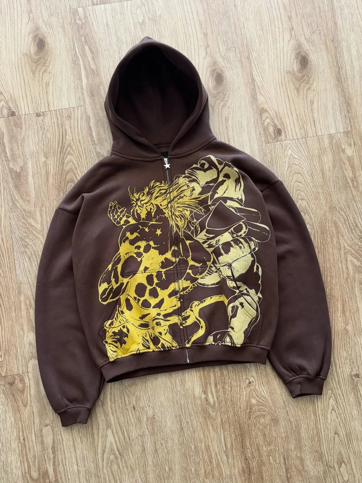 Sudadera Y2K Jojo's Bizarre Adventure Estilo Hiphop