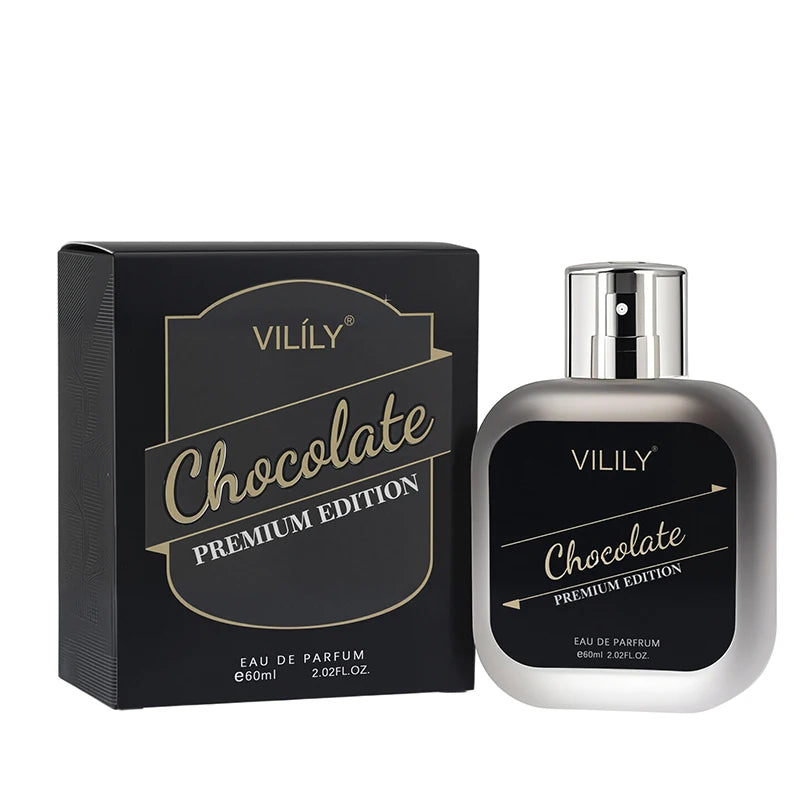 Vilily Perfume Hombre Gourmand 60ml – Chocolate Coco Café Amaderado Natural Suave Premium Spray