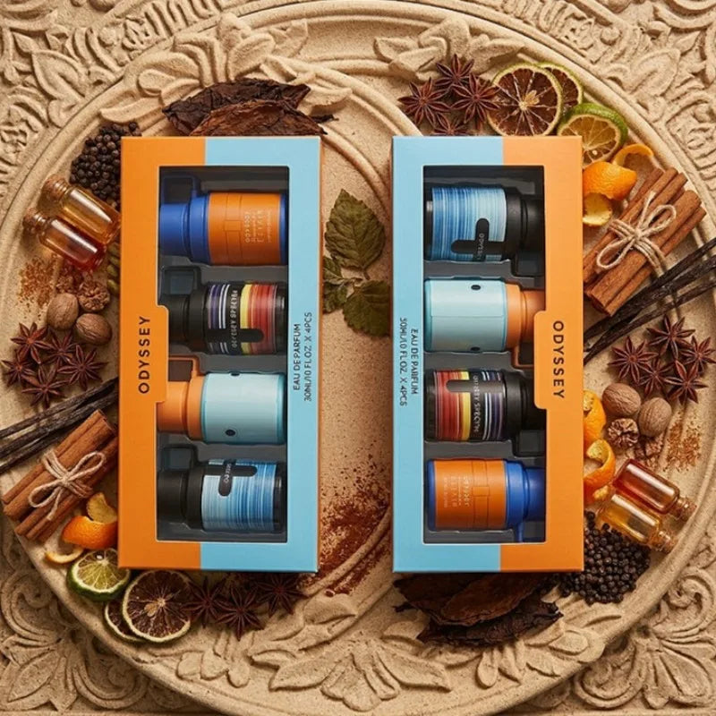 Arabian Perfume Set 4x30ml – Unisex Oriental Collection, Travel Case