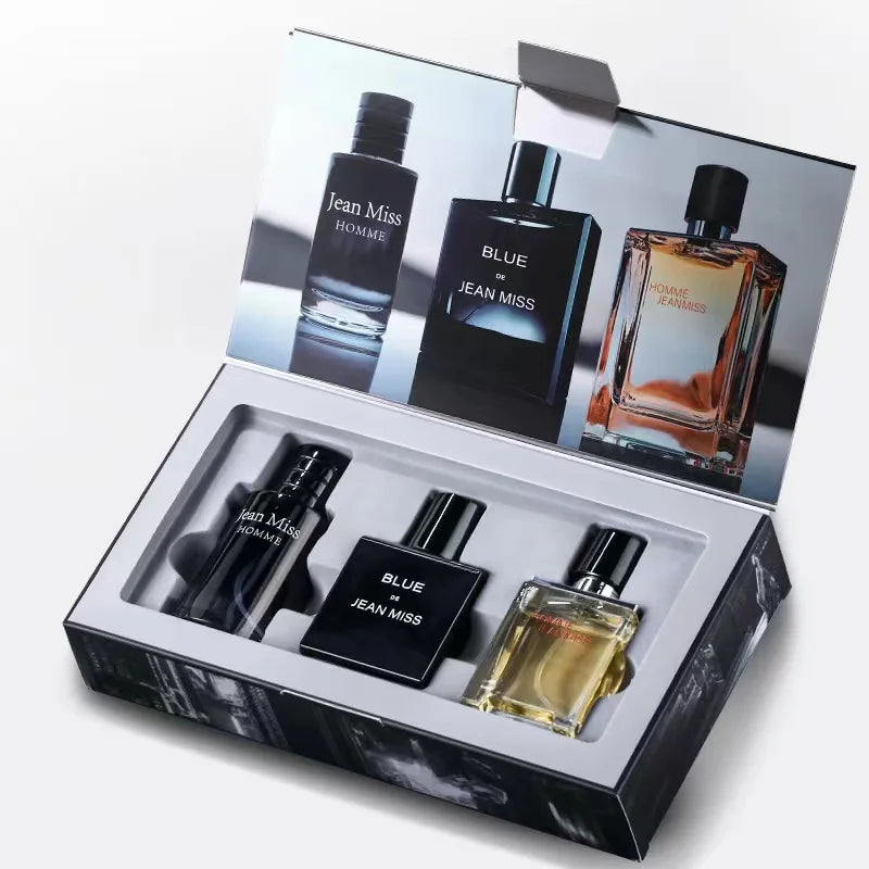 High-Quality Men's Cologne 3-Piece Set 90ml – Seductive Fragrance Gift Box