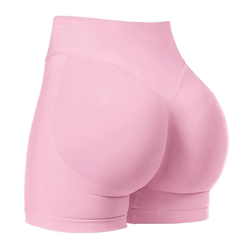 Shorts Gym Mujer Scrunch Butt Sin Costuras – Yoga, Running & Fitness