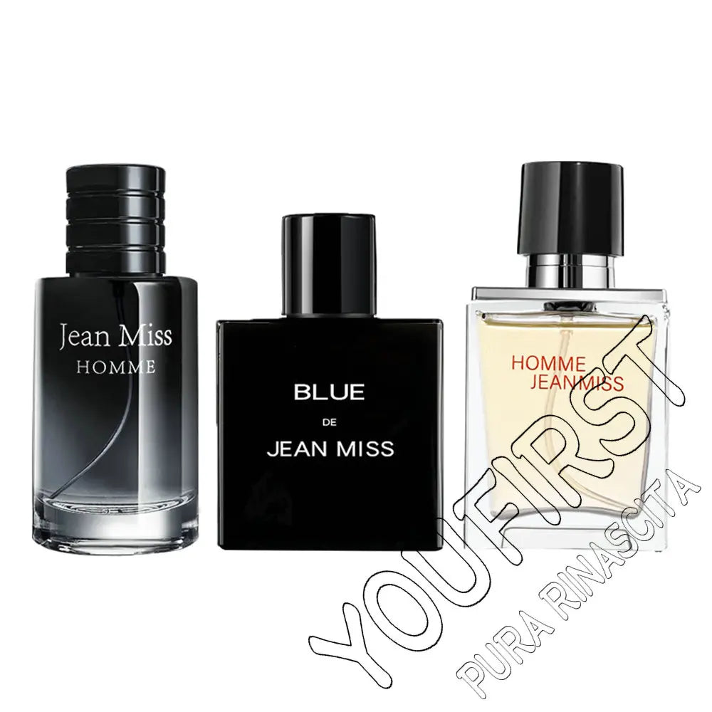 Set Colonia Hombre 3 Piezas 90ml – Perfume Masculino Larga Duración Caja Regalo