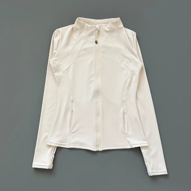 Chaqueta Deportiva Secado Rápido Mujer con Cremallera – Running, Yoga & Ciclismo