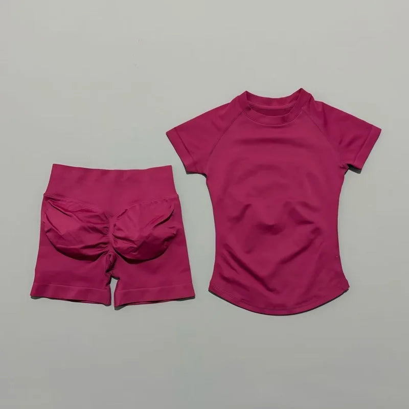 Set Deportivo Mujer 2 Piezas Sin Costuras – Yoga, Gym & Running, Verano