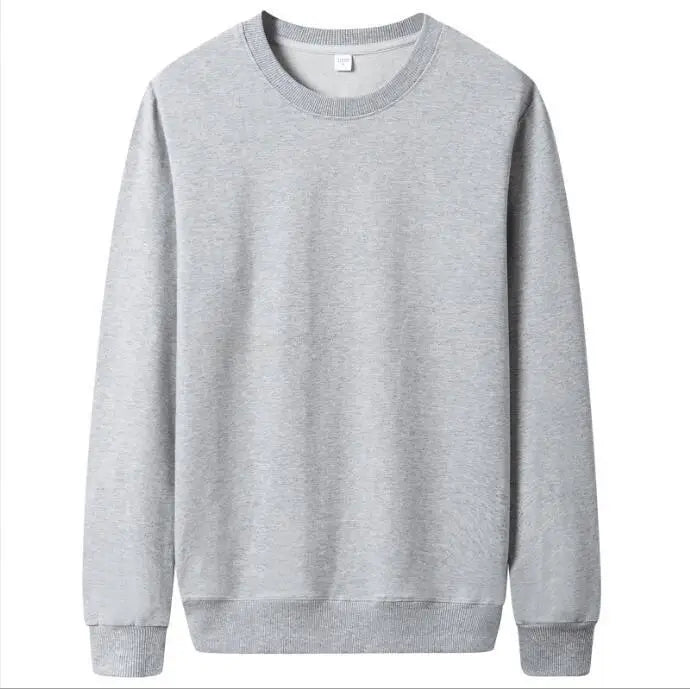 Sudadera Hombre Capucha Polar Color Sólido – Streetwear Casual Otoño Invierno