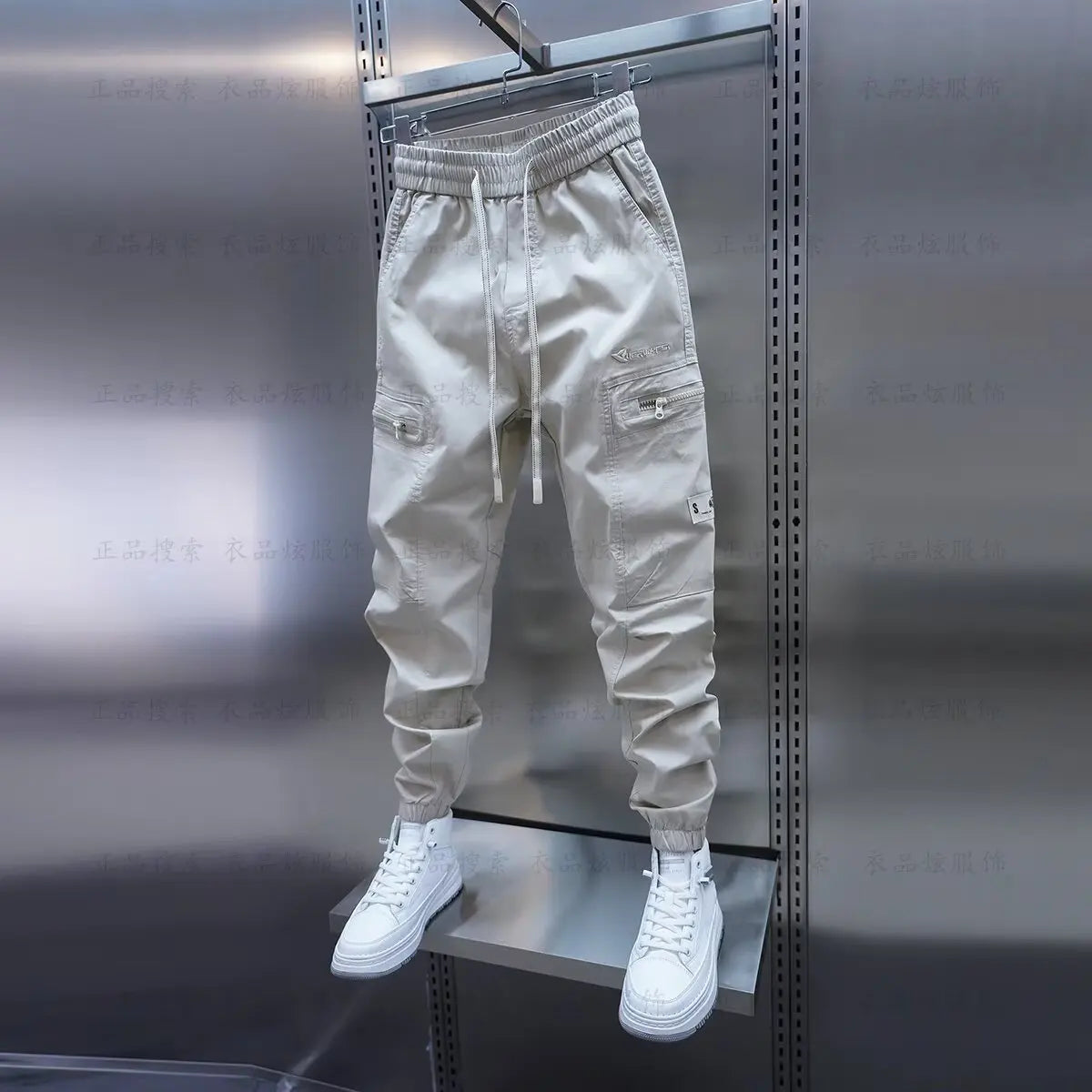 Pantalón Jogger Streetwear para Hombre – Cintura Elástica Estilo Japonés