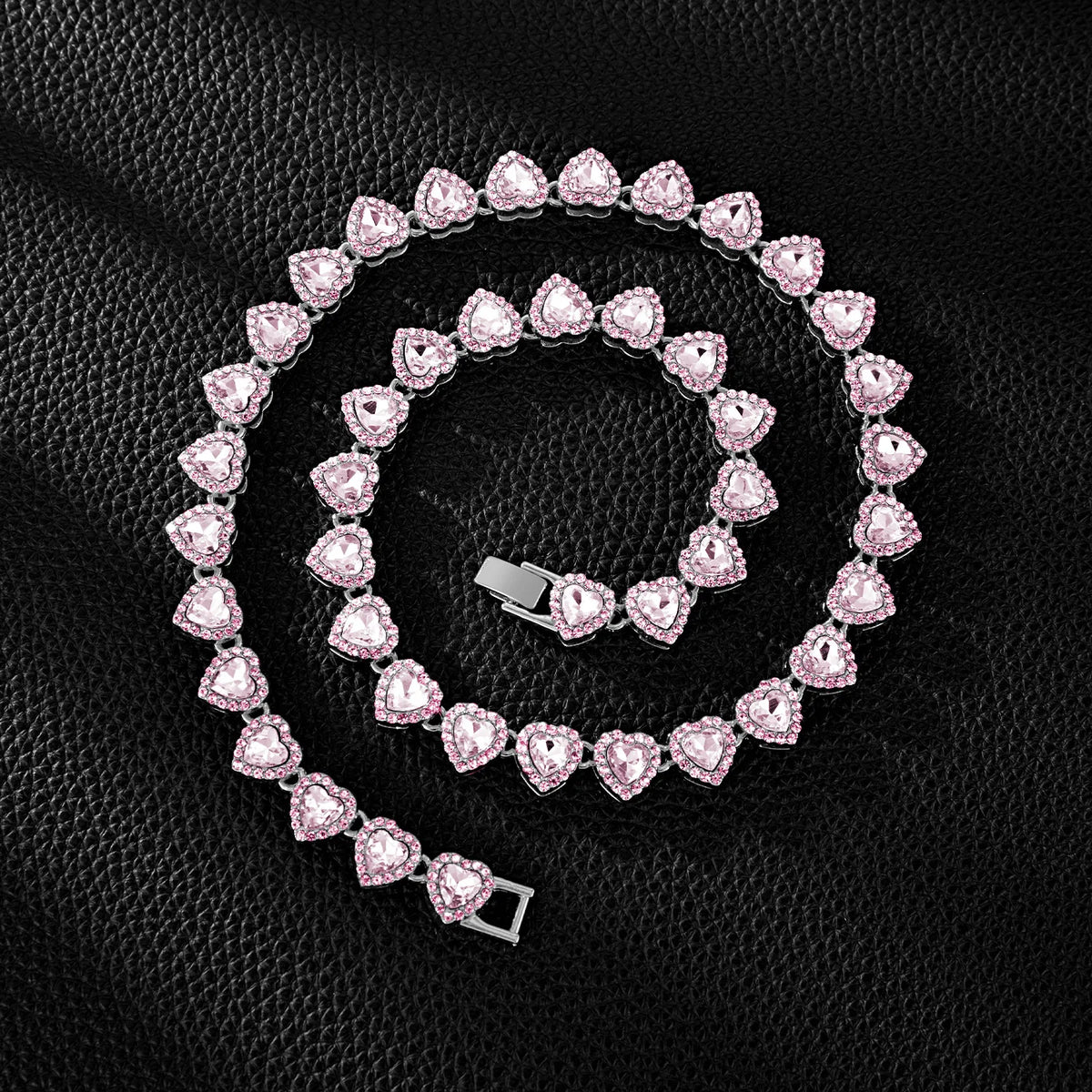 Set Collar & Pulsera Hip Hop con Brillantes – Joya Unisex Tendencia Rock