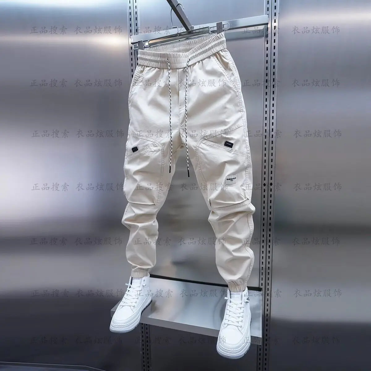 Pantalón Jogger Streetwear para Hombre – Cintura Elástica Estilo Japonés