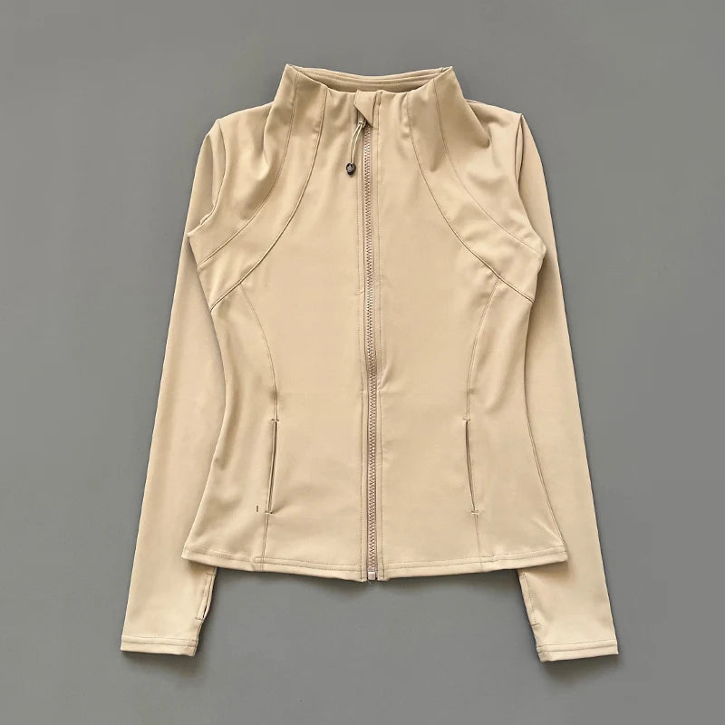 Chaqueta Deportiva Secado Rápido Mujer con Cremallera – Running, Yoga & Ciclismo