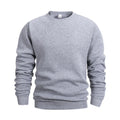 Sudadera Hombre Cuello Redondo Forro Polar Cálida Holgada – Pull Deportivo Sólido Otoño Invierno