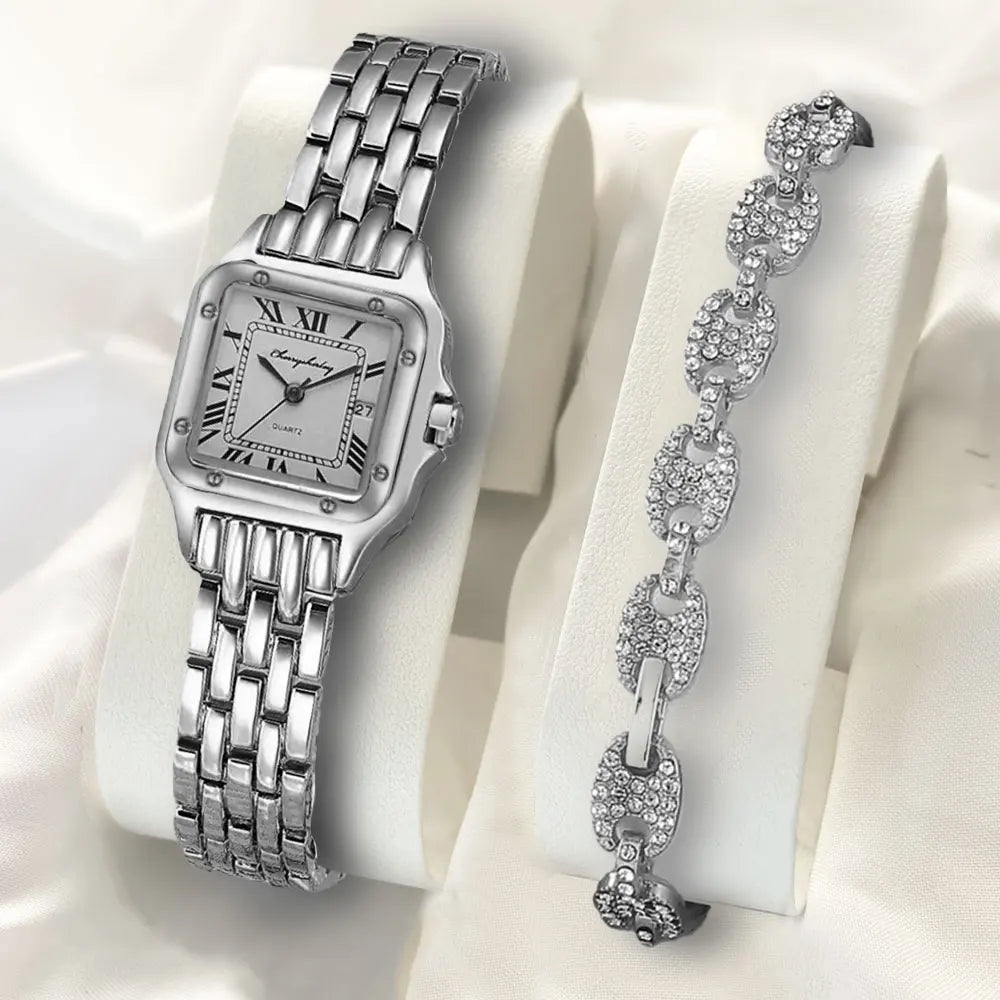 Diamond Bracelet Quartz Watch – Premium Collection