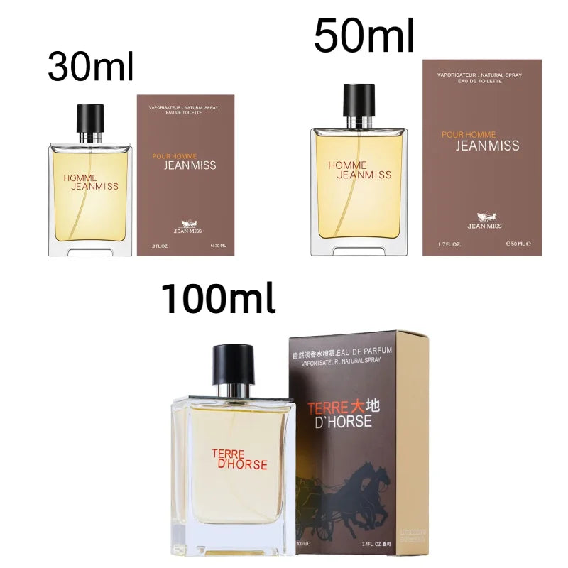 Fresh Spicy Fougère Men's Cologne – Earthy Woody Notes 50ml/100ml