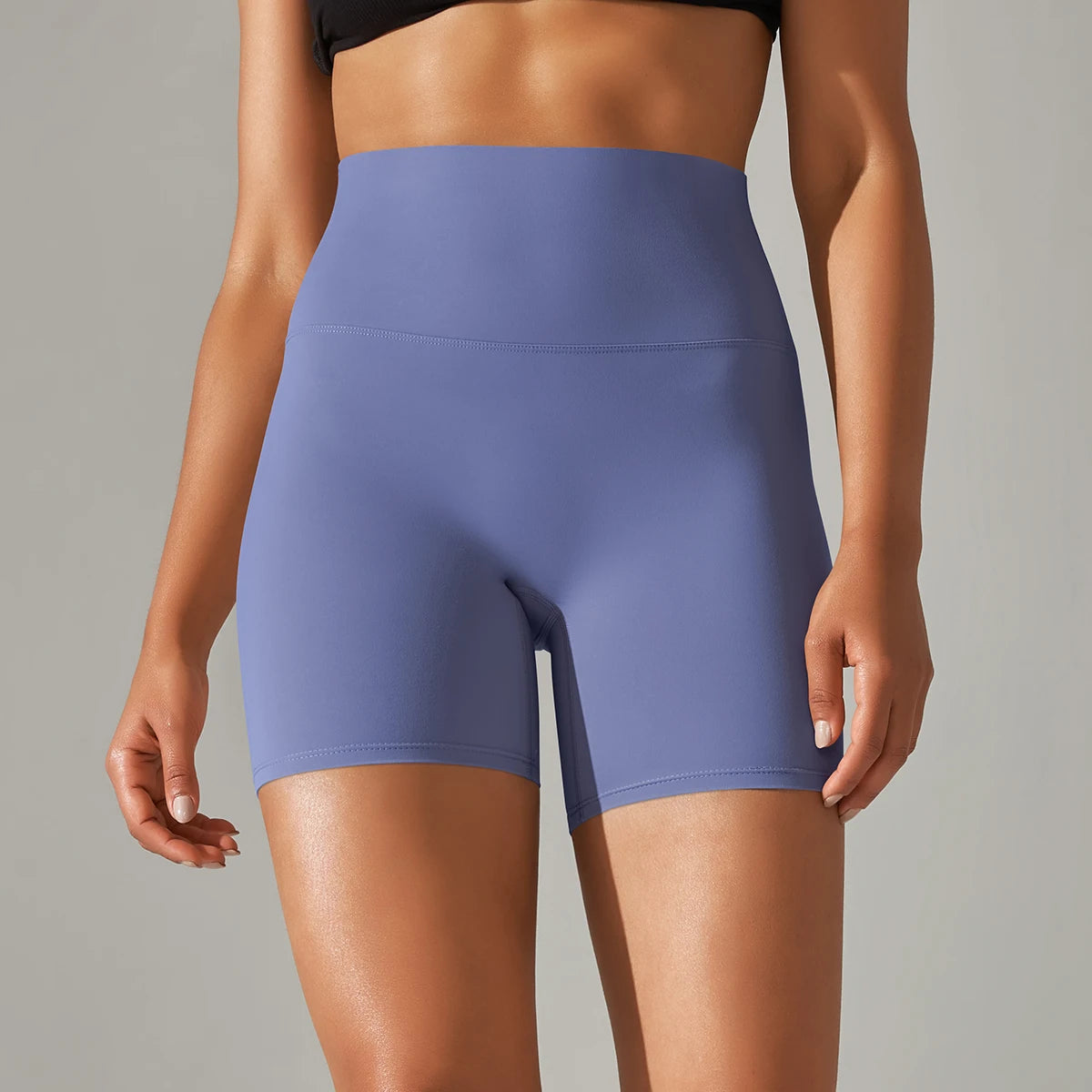 Shorts Mujer Yoga Running Ciclismo Cintura Alta – Transpirables Deportivos Gym Fitness Verano