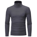 Men's High Neck Thermal T-Shirt Slim Fit Long Sleeve – Warm Winter Spring Baselayer
