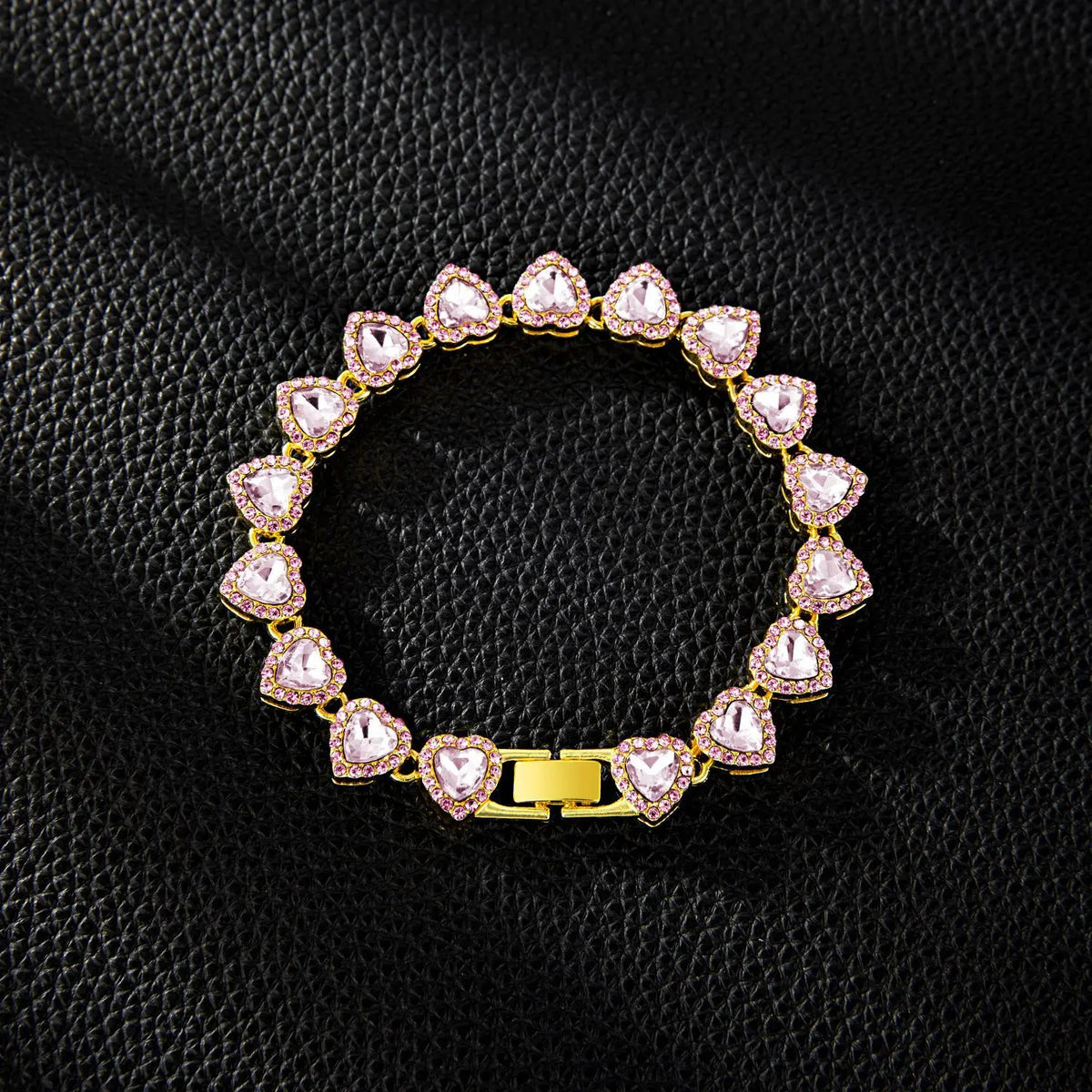 Set Collar & Pulsera Hip Hop con Brillantes – Joya Unisex Tendencia Rock