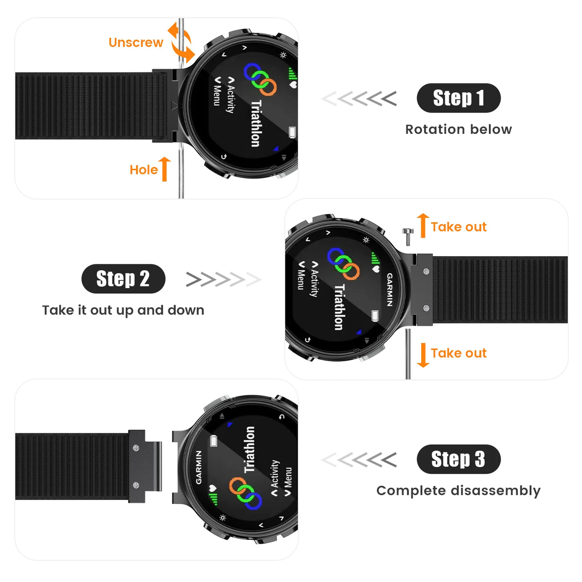 Correa Deportiva de Nylon – Compatible Garmin Forerunner & Approach