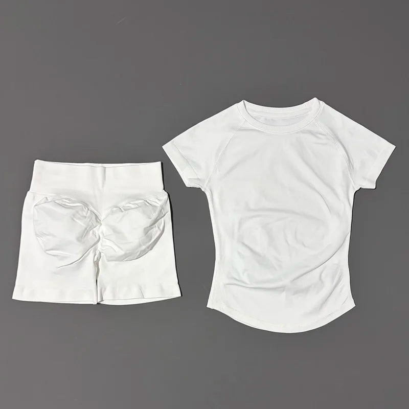 Set Deportivo Mujer 2 Piezas Sin Costuras – Yoga, Gym & Running, Verano