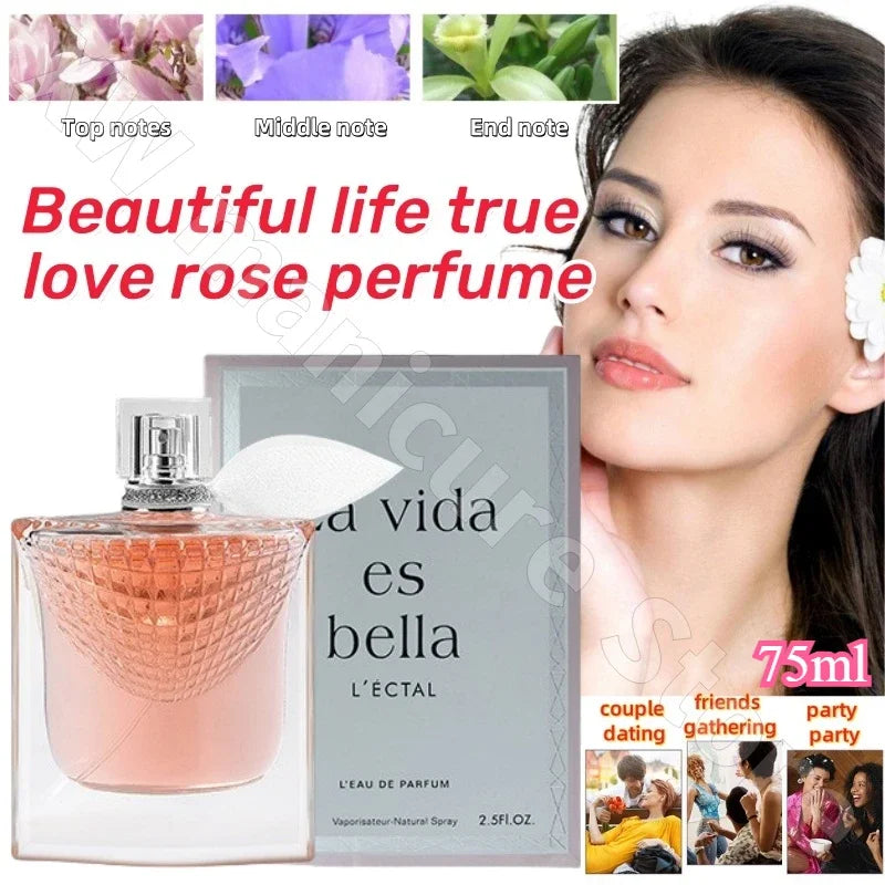 Beautiful Life Pink Love Women's Perfume 75ml – Fresh, Sweet, Romantic Fragrance