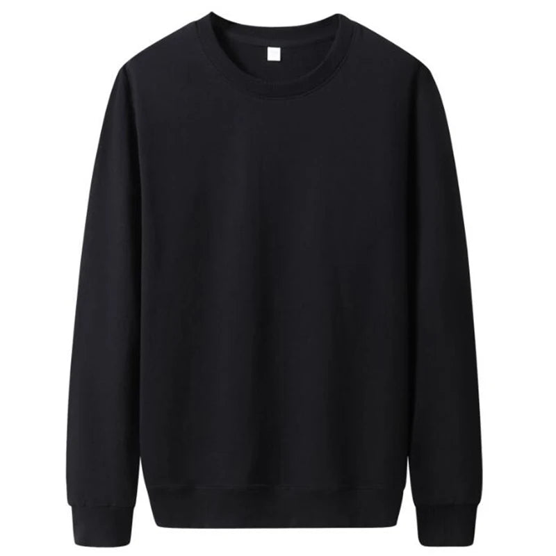 Sudadera Hombre Capucha Polar Color Sólido – Streetwear Casual Otoño Invierno