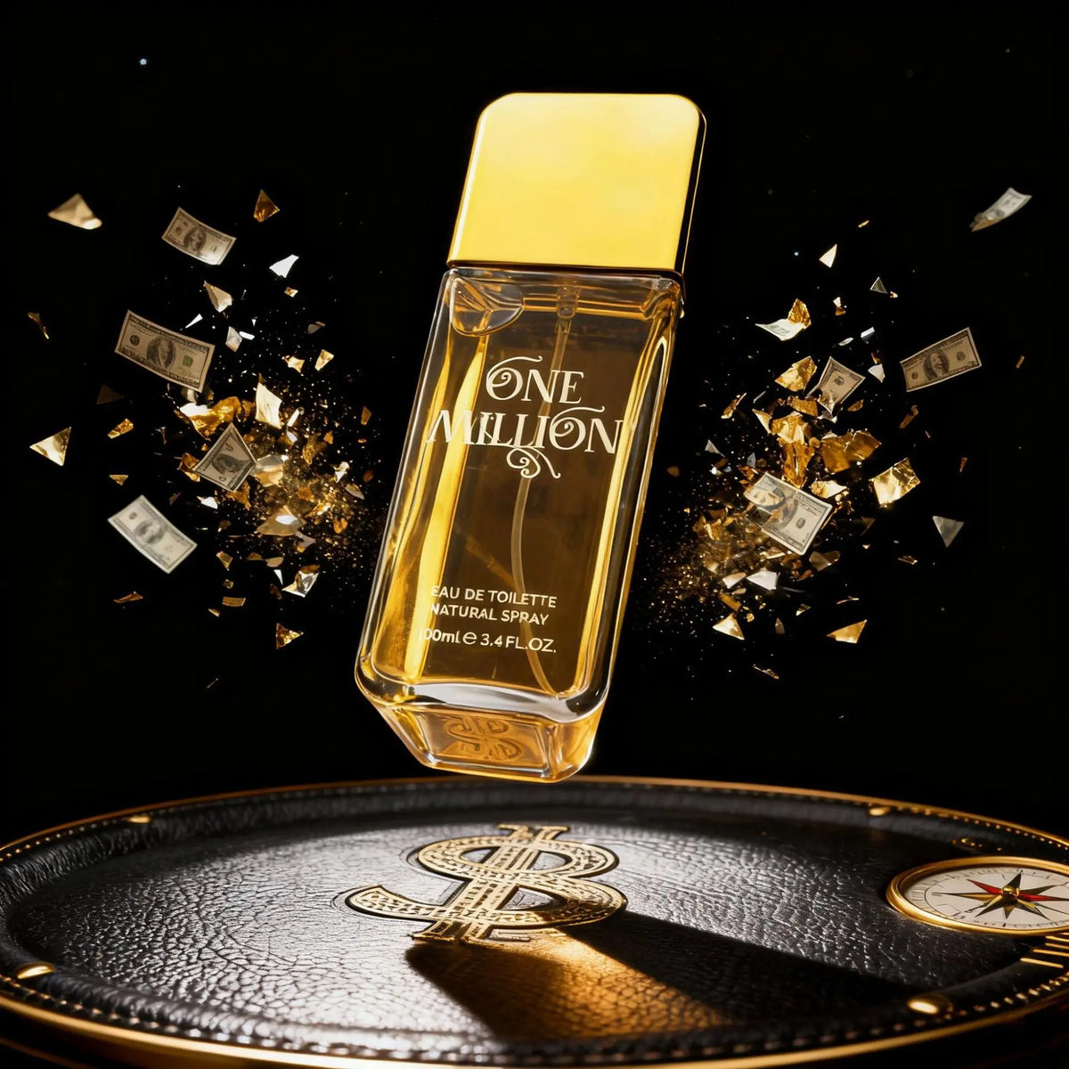 100ml Perfume Golden Million Gold Brick Extrait - Women Men's Long-Lasting Woody Fragrance Pray Fragrance