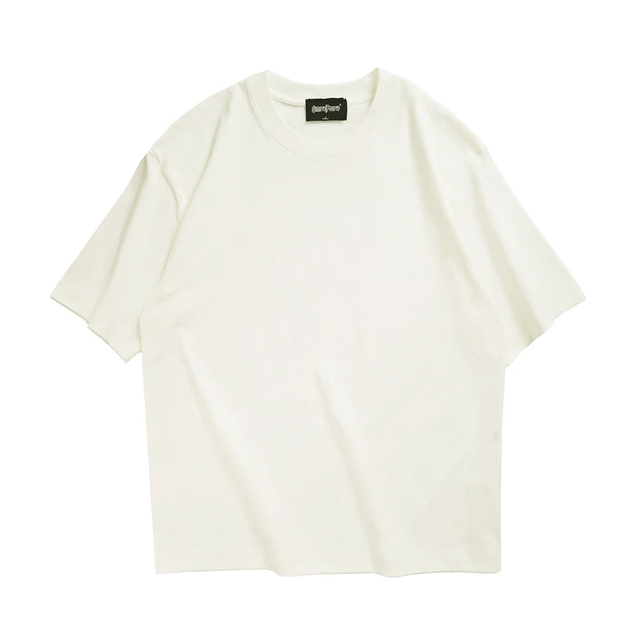 Women's Oversized Streetwear T-Shirt Korean Style – Basic Casual Summer