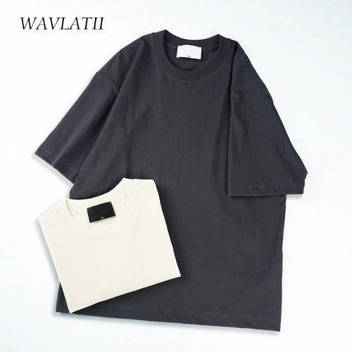 Camiseta Oversize Mujer Streetwear Estilo Coreano – Básica Casual Verano
