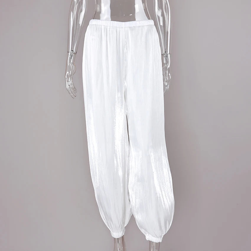 Pantalón Bombacha Mujer Crepe Cintura Alta – Estilo Vintage Plisado, Talla S-L