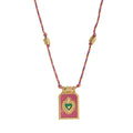 Collar Triángulo con Flecos Boho – Cadena Larga Dorada Clavicular Moda Chic