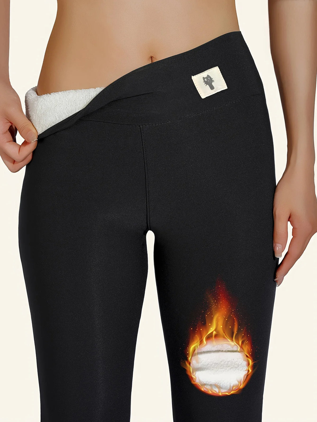 Leggings Térmicos Mujer Terciopelo Cintura Alta – Efecto Realzador Otoño Invierno, Talla S-XXXL
