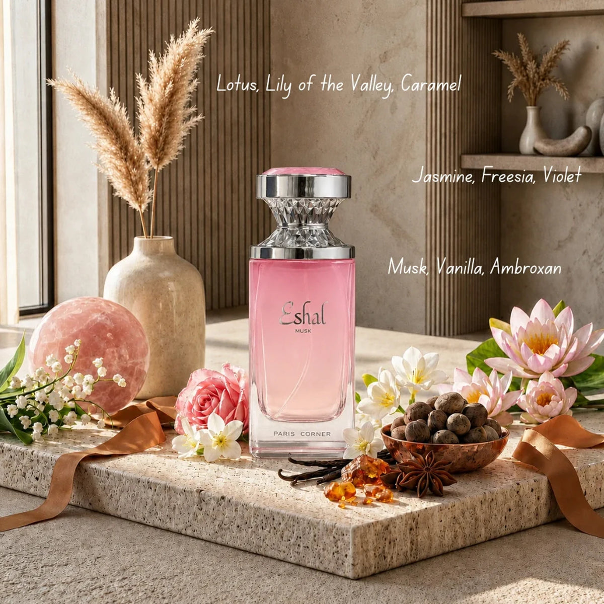 Eshal Musk Eau de Parfum Unisex Luxury 100ml – Long-Lasting Soft White Musk