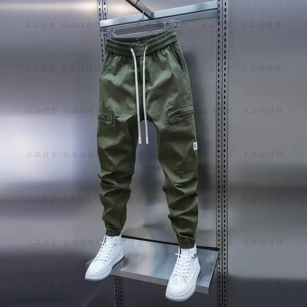 Pantalón Jogger Streetwear para Hombre – Cintura Elástica Estilo Japonés