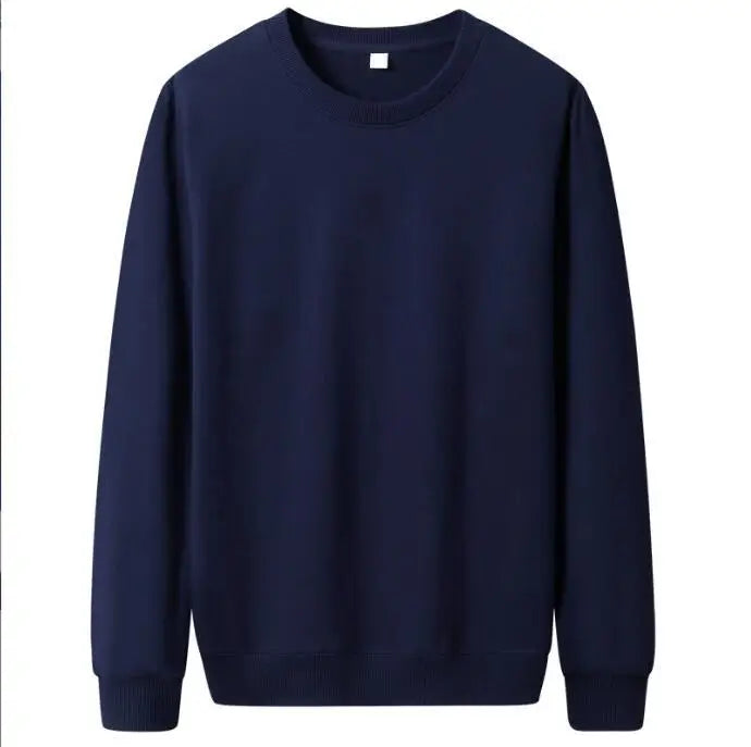 Sudadera Hombre Capucha Polar Color Sólido – Streetwear Casual Otoño Invierno