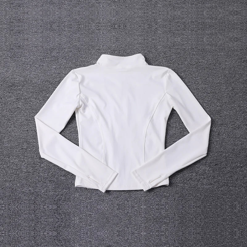 Chaqueta Deportiva Mujer Manga Larga – Yoga, Gym & Running, Secado Rápido