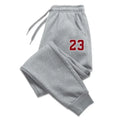 Men's trousers, 23. Printed fleece sweatpants, warm jogging pants, men's outdoor trousers, straight cut, fashion, workout, sports, casual long trousers.