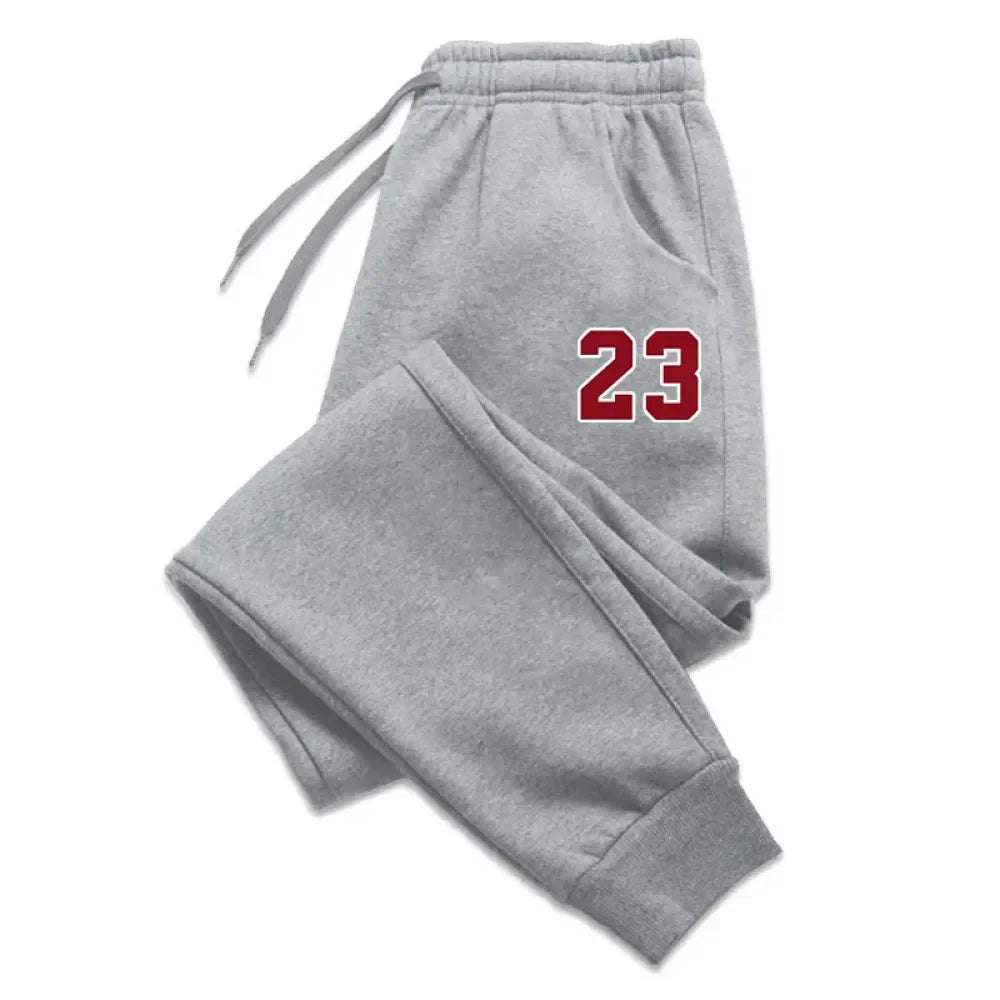 Pantalones de hombre, 23. Pantalones deportivos de felpa estampados, pantalones de jogging cálidos, pantalones de exterior para hombre, corte recto, moda, entrenamiento, deportes, pantalones largos casuales.